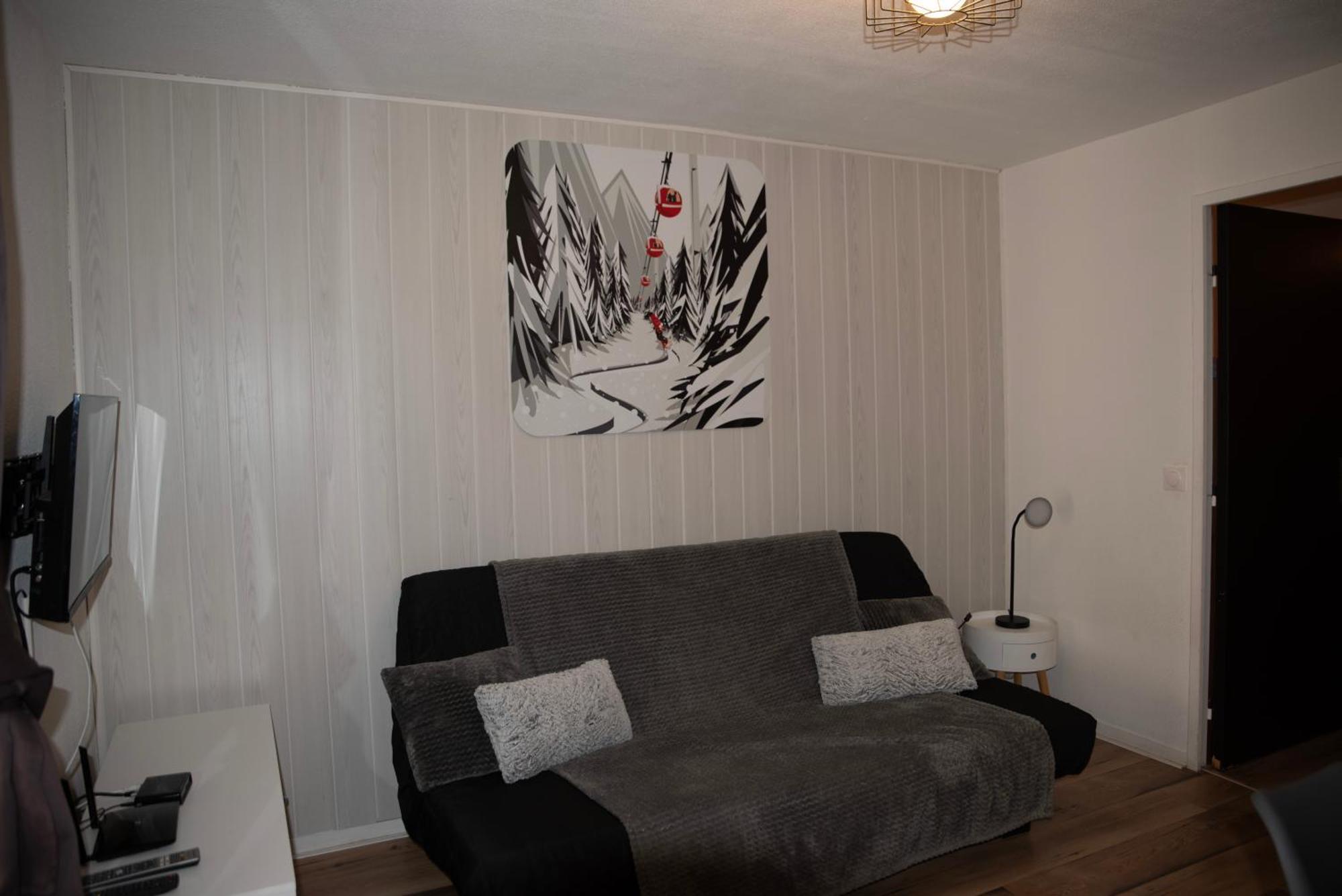 Poutran 2, Studio 4 Personnes Au Pied Des Pistes Avec Grande Terrasse Oz Kültér fotó